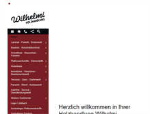 Tablet Screenshot of holzhandlung-wilhelmi.de